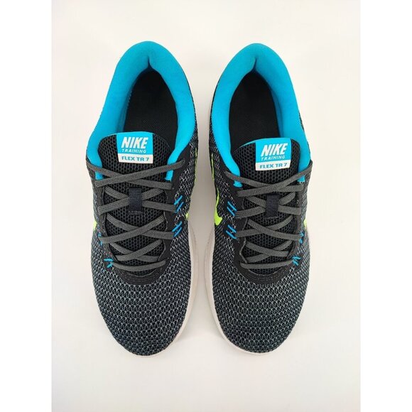 Nike Women's Flex Trainer Black Mesh Running Shoes Size 7.5 US - Picture 4 of 8